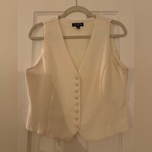J. Crew Ivory Sleeveless Top